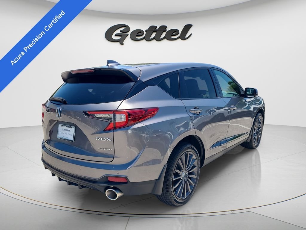 Certified Used 2022 Liquid Carbon Metallic Acura SH-AWD A-SPEC ADV image 6