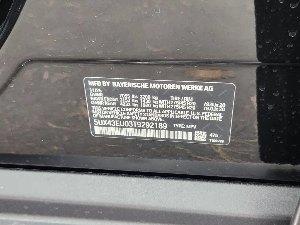 Used 2026 Black BMW xDrive50e image 22