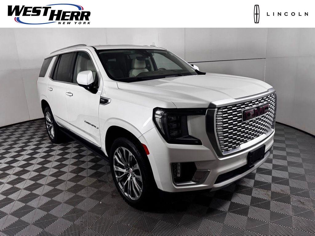 Used 2021 White Frost GMC Denali image 1