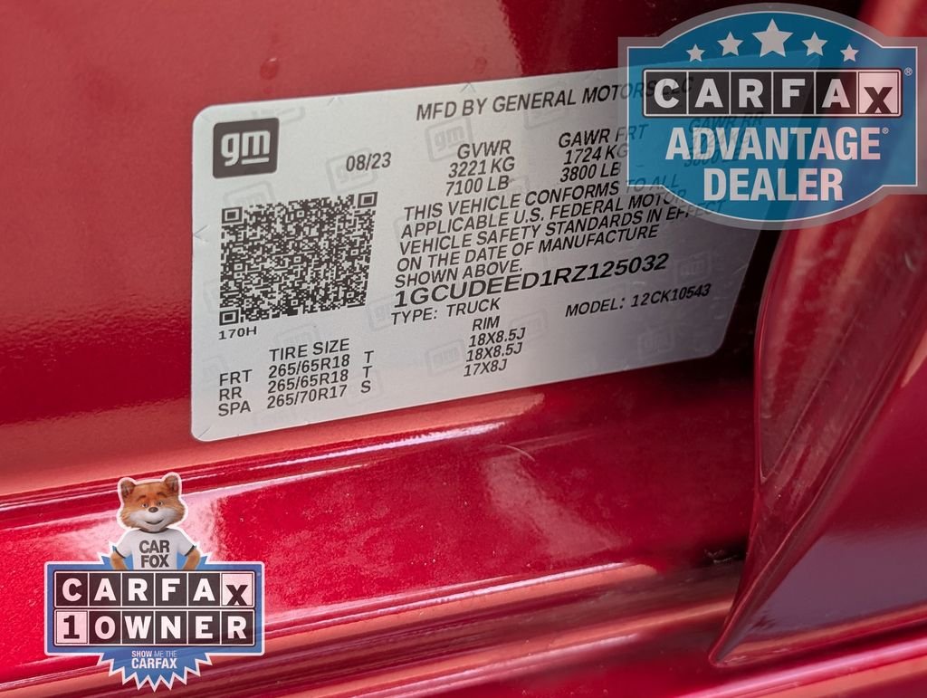 Used 2024 Radiant Red Tintcoat Chevrolet RST image 31