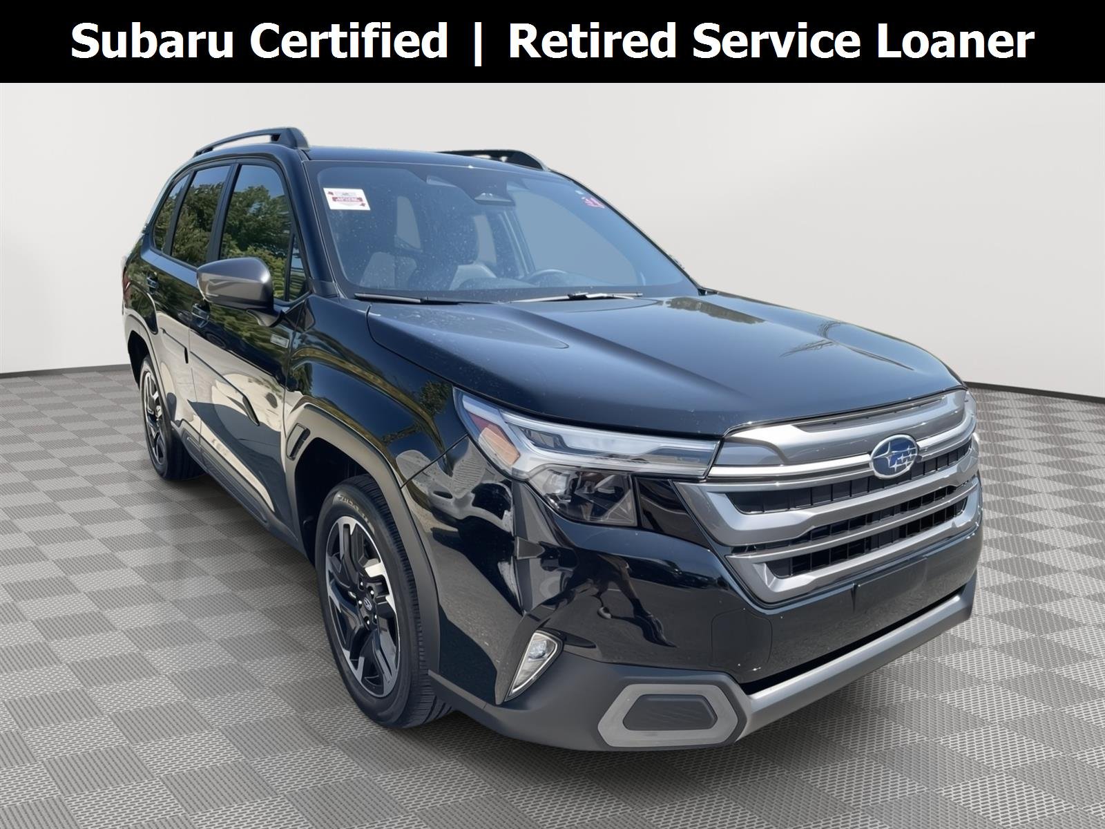 Used 2025 Crystal Black Silica Subaru Limited Hybrid image 1
