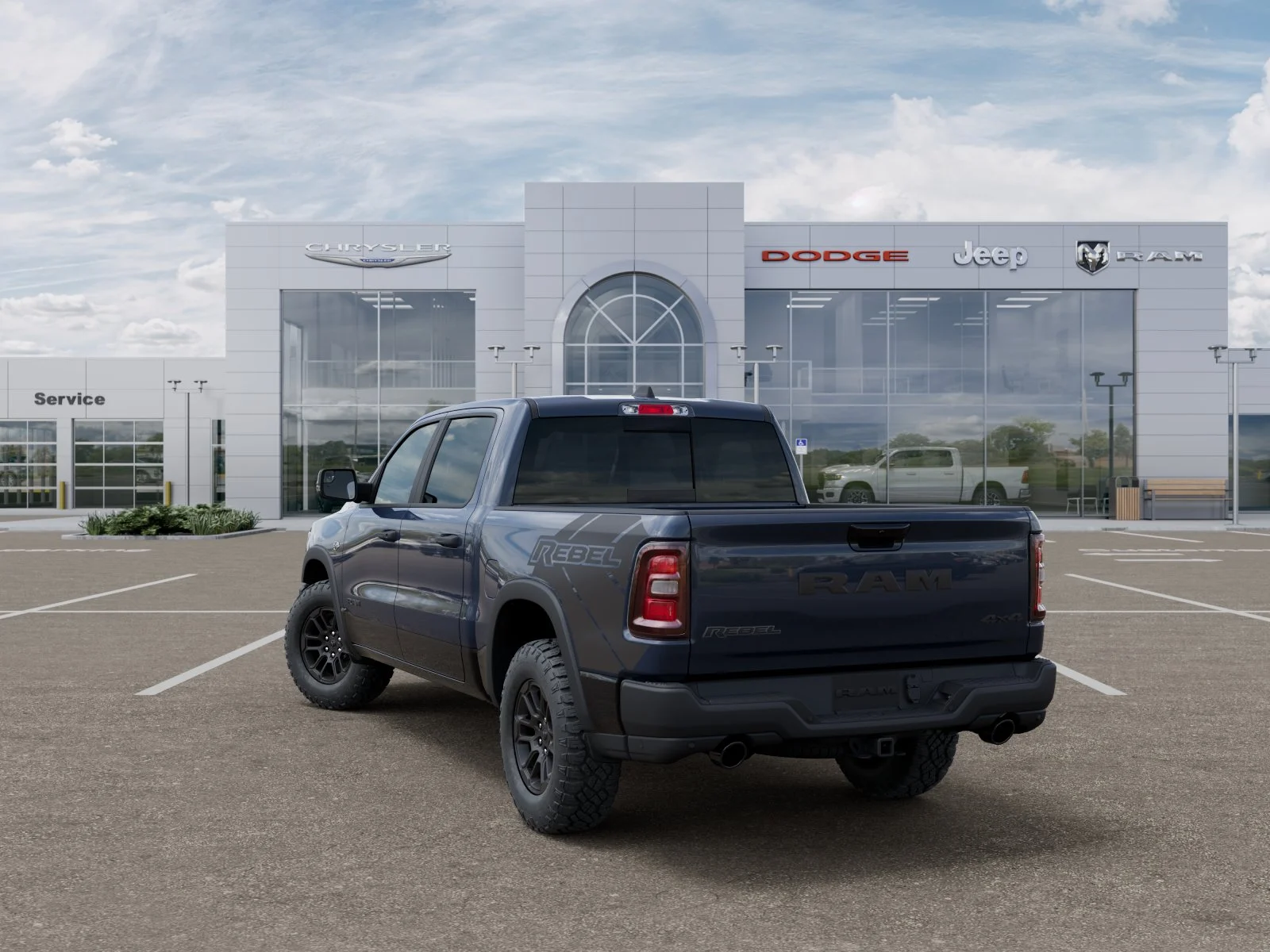 New 2026 Forged Blue Metallic Exterior Paint RAM Rebel image 31