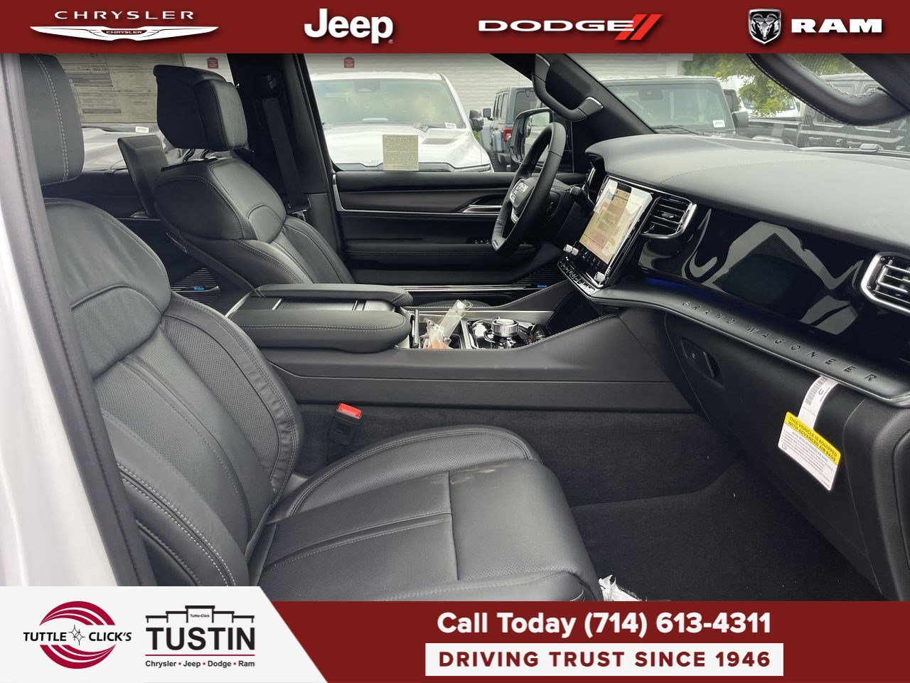 New 2026 Bright White Clearcoat Jeep Summit Obsidian image 16