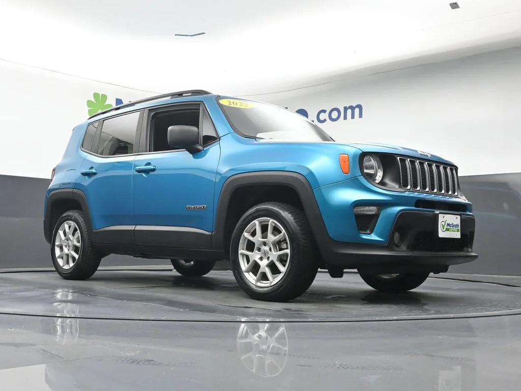 Certified Used 2022 Teal Jeep Latitude image 26