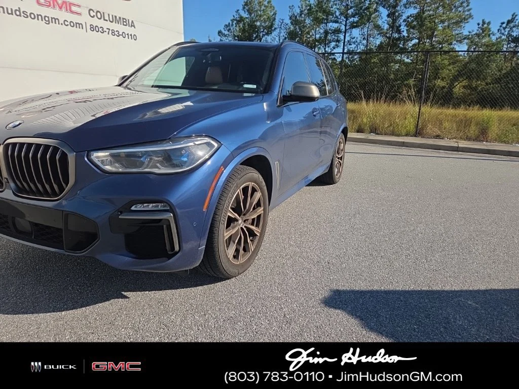 Used 2021 Blue BMW M50i image 1