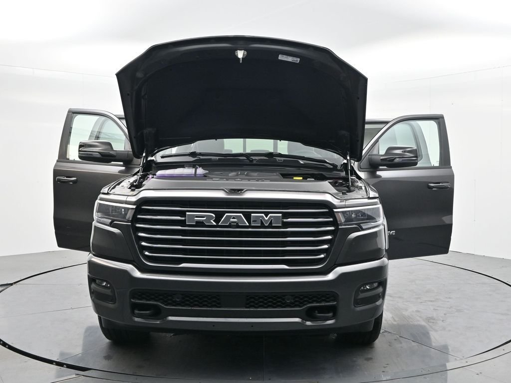 New 2026 Granite Crystal Metallic Clear-Coat Exterior Paint RAM Laramie image 46