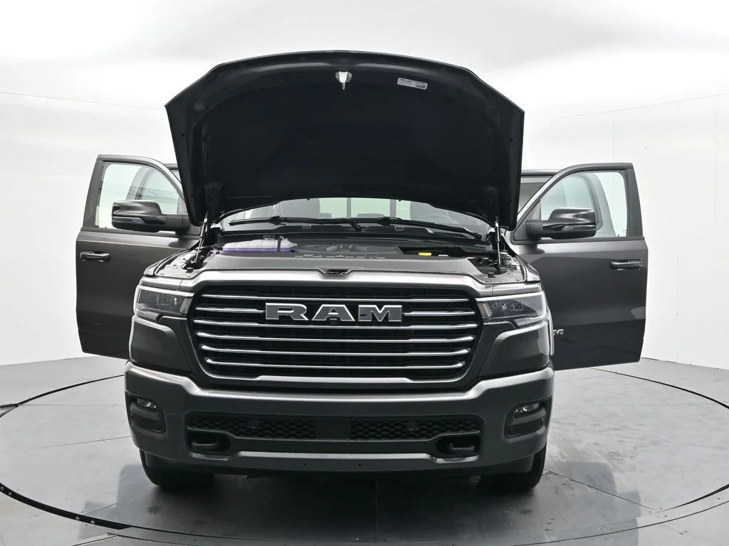 New 2026 Granite Crystal Metallic Clear-Coat Exterior Paint RAM Laramie image 46