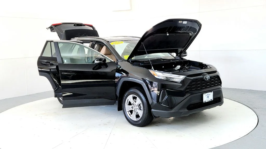 Certified Used 2025 Black Toyota XLE image 12
