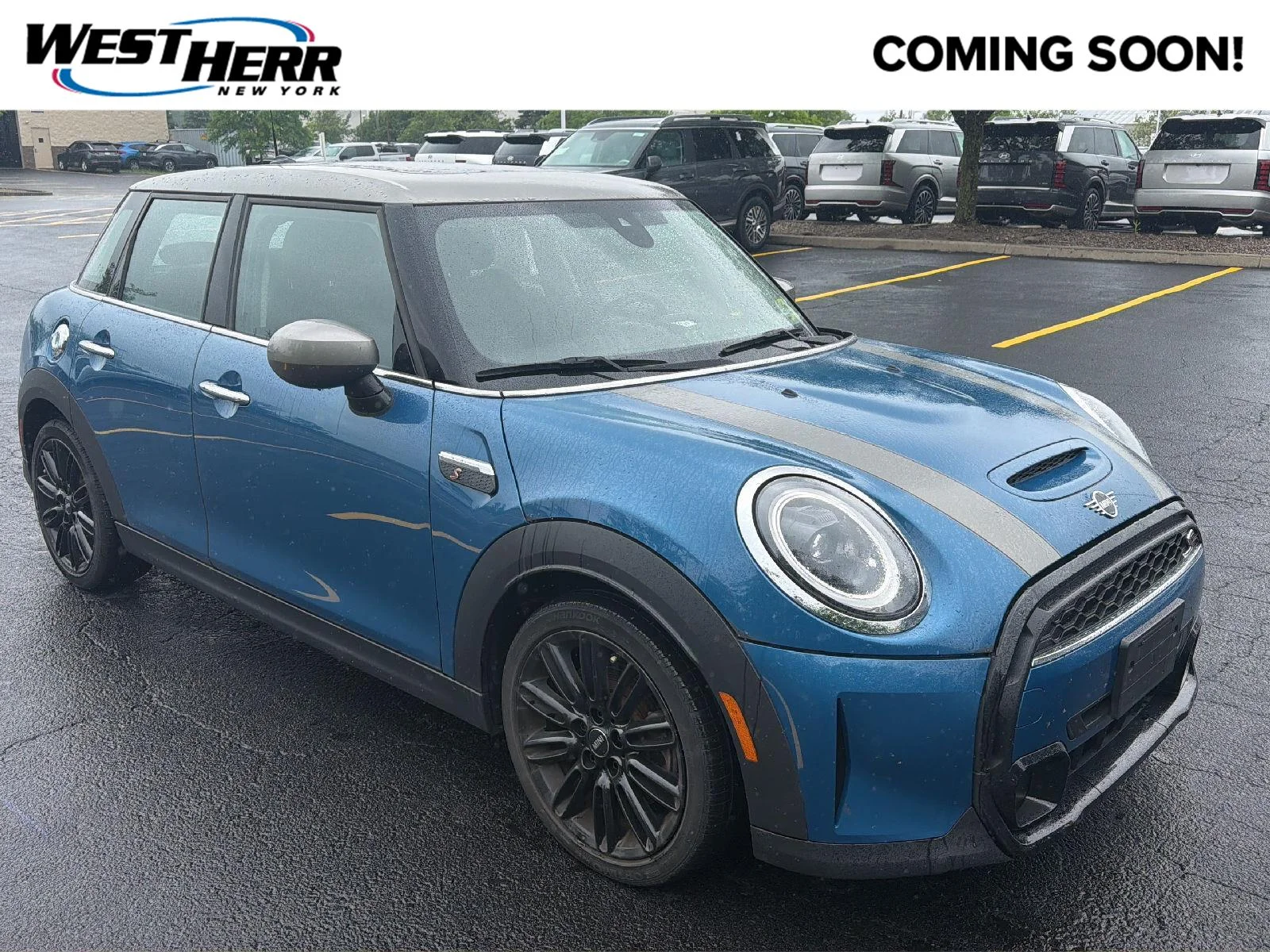 Used 2024 Island Blue Metallic MINI Cooper S image 1