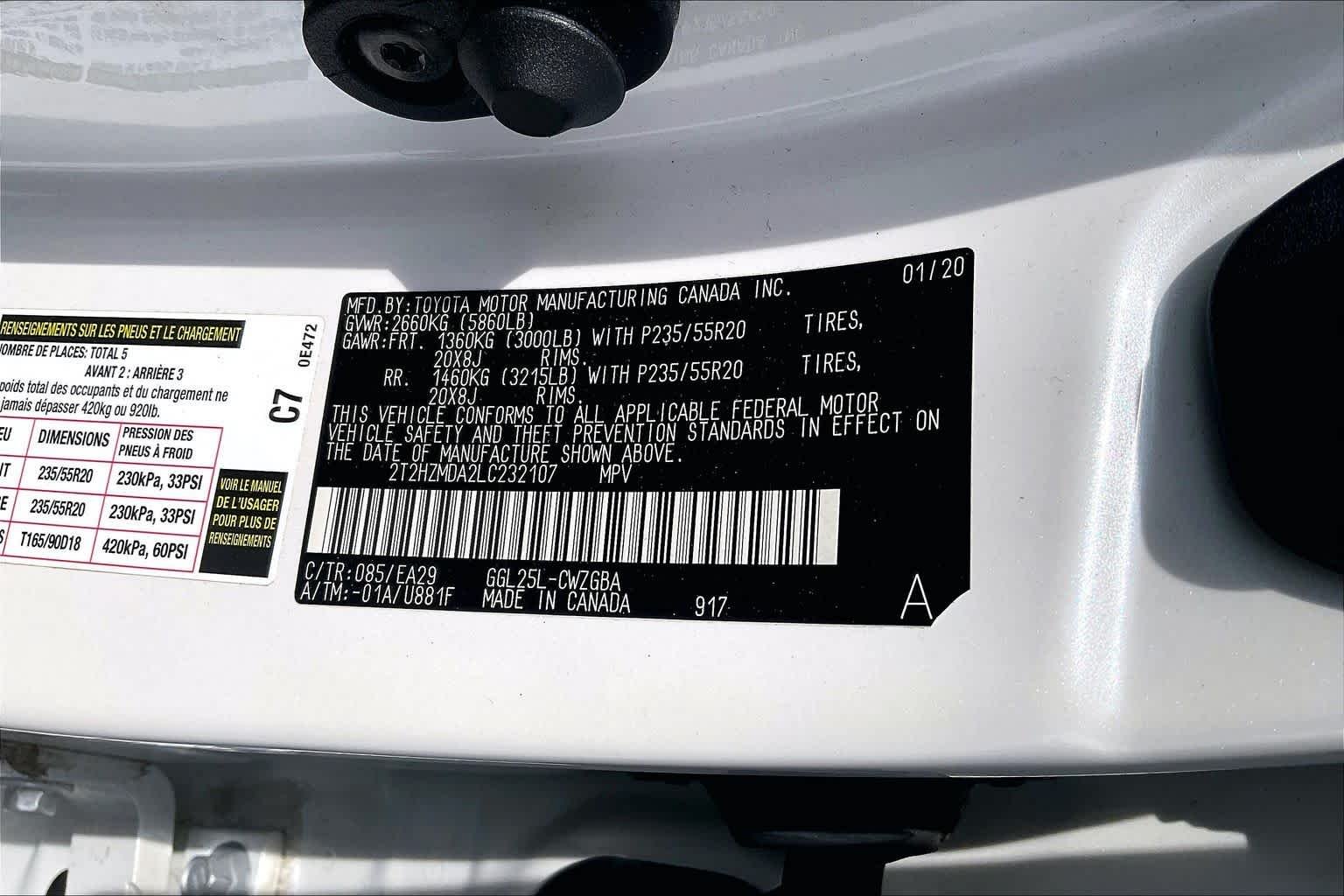 Used 2020 Eminent White Pearl Lexus  image 30
