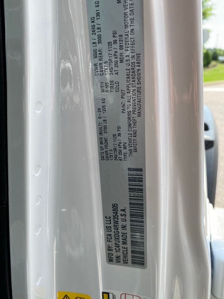 Used 2024 Bright White Clearcoat Jeep Sport S image 10