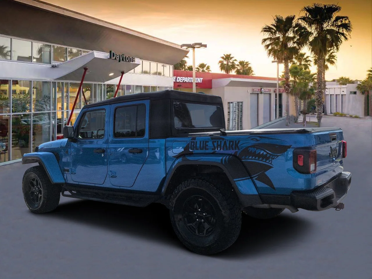 Used 2023 Blue Pearl Jeep Willys image 5