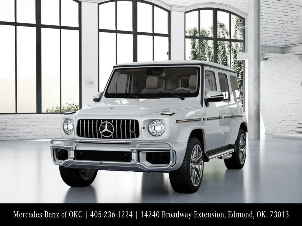 New 2027 MANUFAKTUR Moonlight White Metallic Mercedes-Benz AMG® G 63 SUV image 83