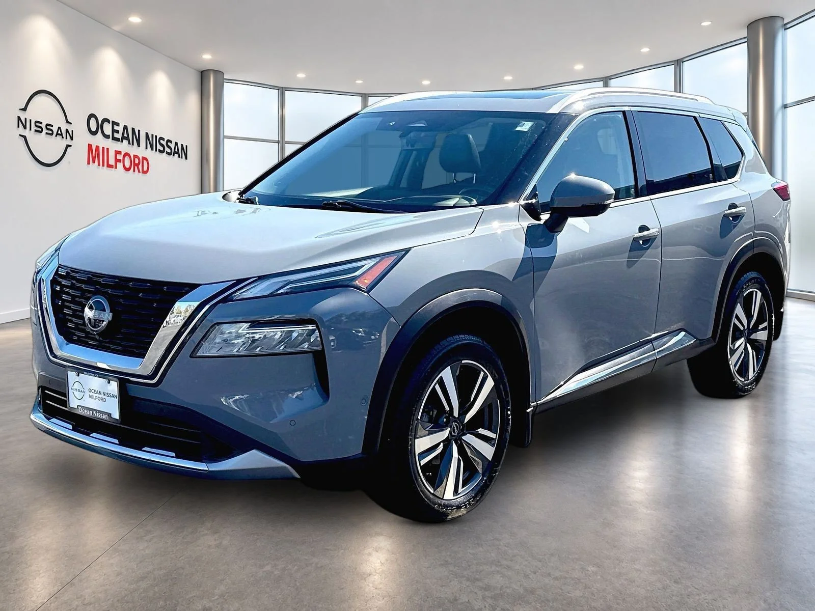 Certified Used 2023 Boulder Gray Nissan Platinum image 1