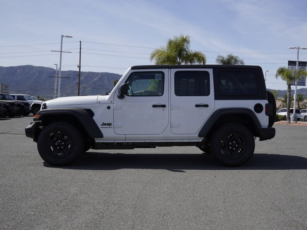 New 2026 Bright White Clear-Coat Exterior Paint Jeep Sport image 6
