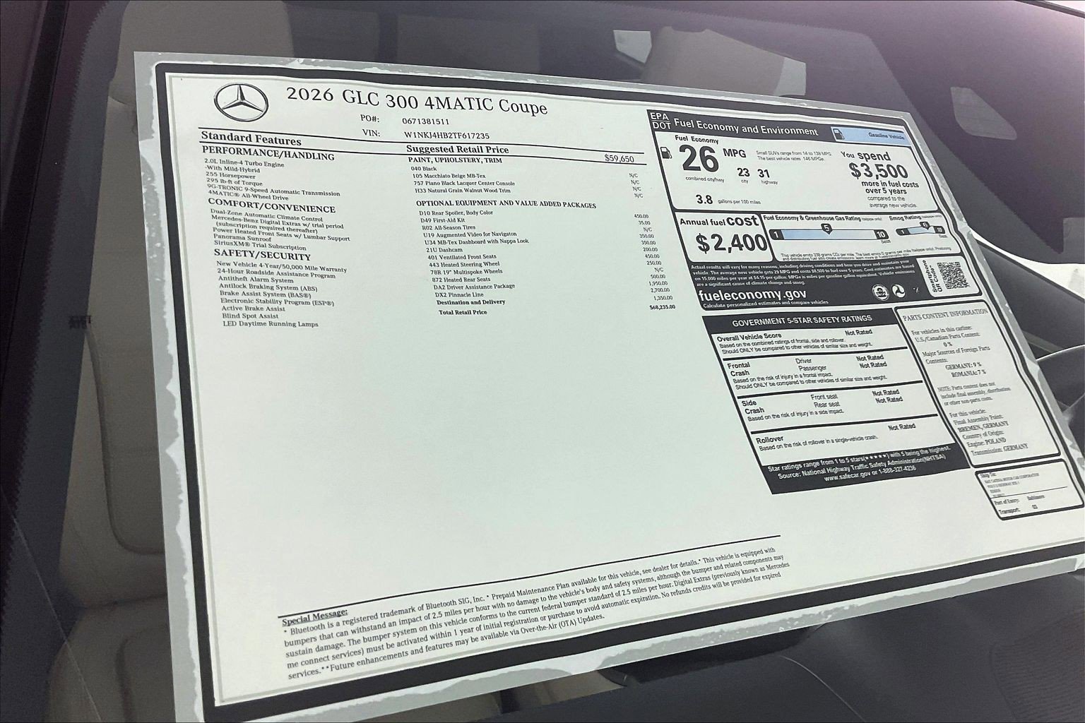 New 2026 Black Mercedes-Benz GLC 300 image 26