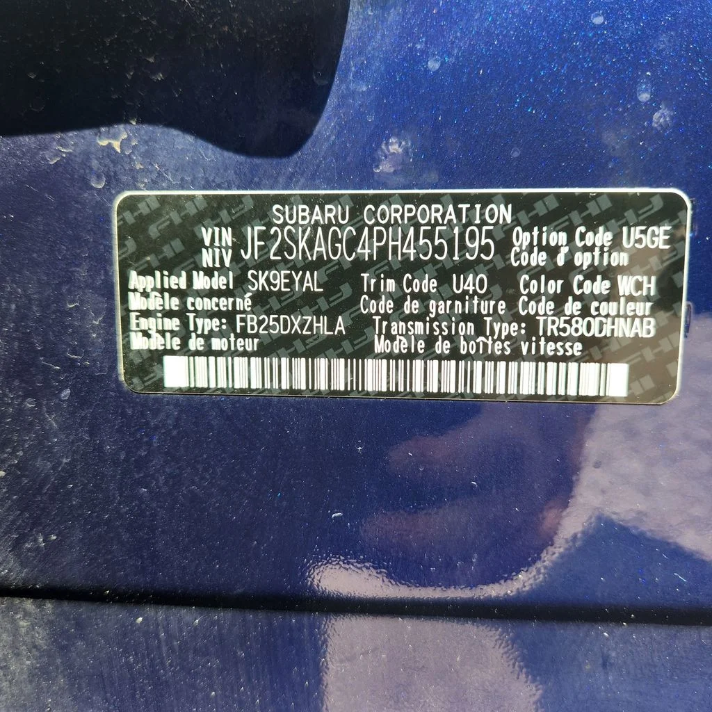Certified Used 2023 Blue Subaru Sport image 36