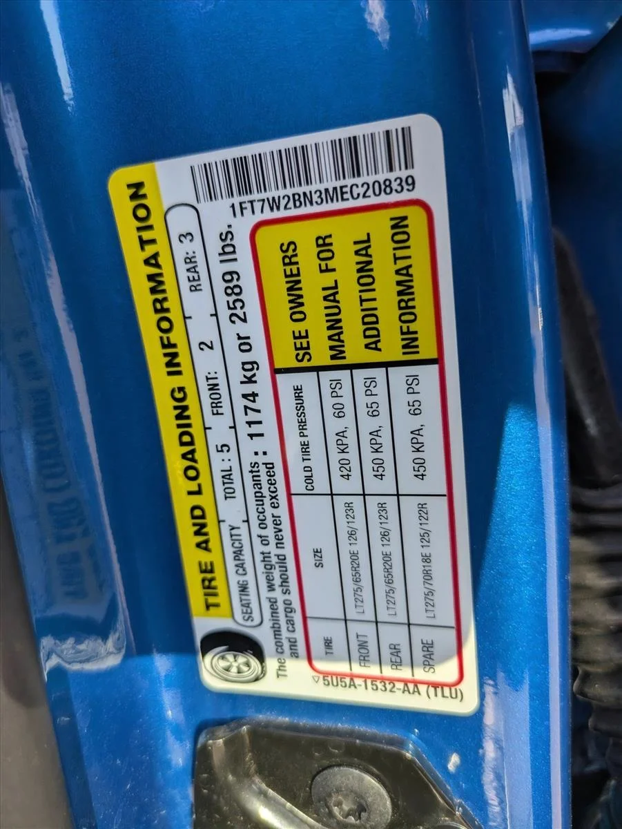 Certified Used 2021 Velocity Blue Metallic Ford LARIAT image 25