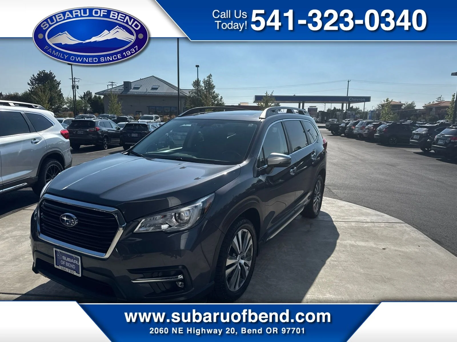 Used 2020 Gray Metallic Subaru Touring image 1