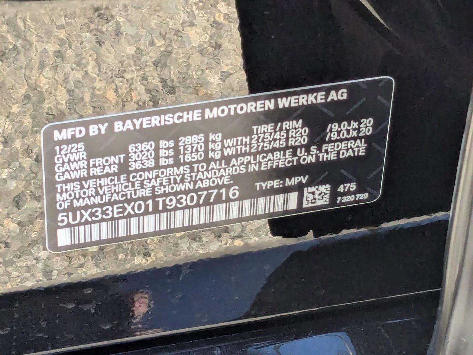 Used 2026 Black Sapphire Metallic BMW xDrive40i image 19