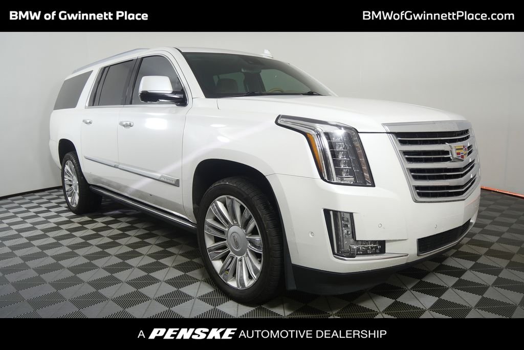 Used 2020 Crystal White Cadillac Platinum Edition image 1