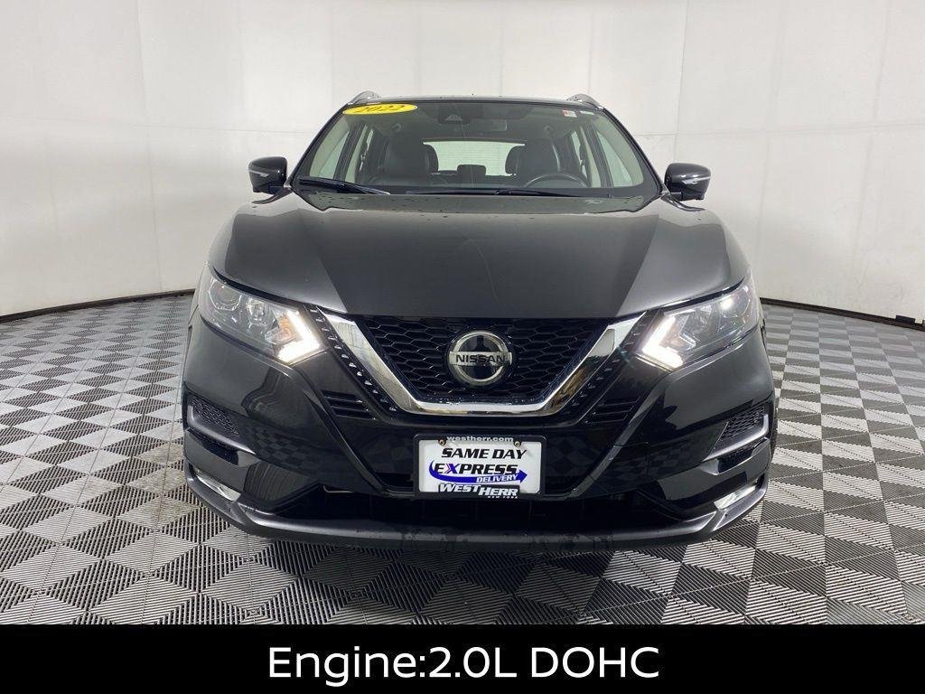 Certified Used 2022 Magnetic Black Pearl Nissan SV image 2