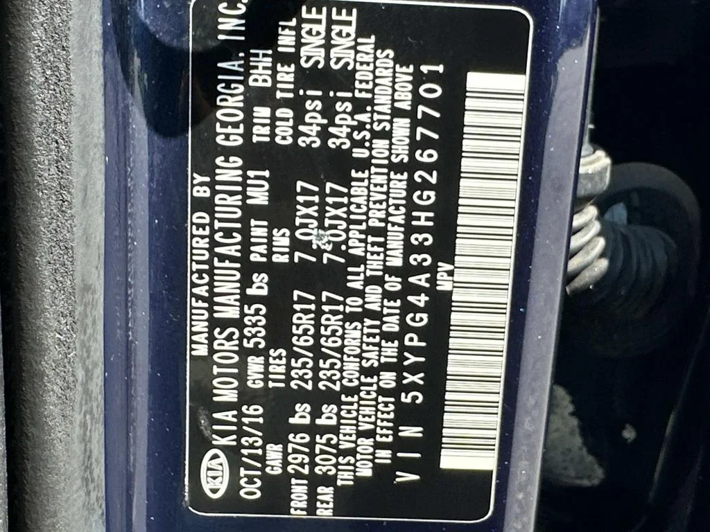 Used 2017 Blue Kia LX image 30