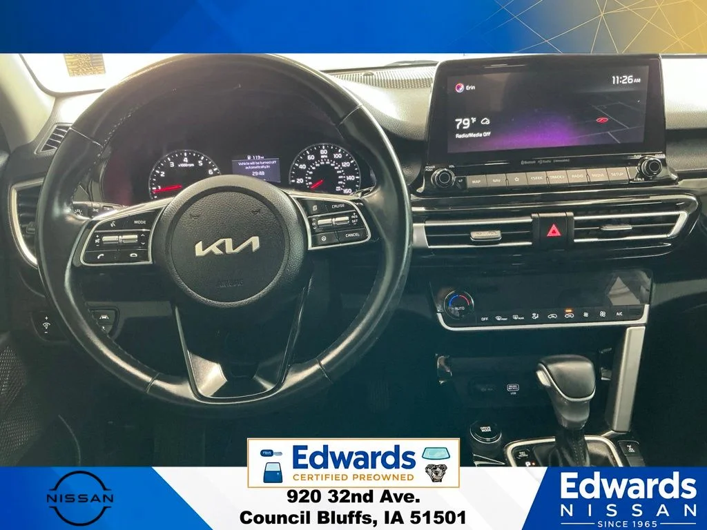 Used 2022 Blue Kia EX image 14