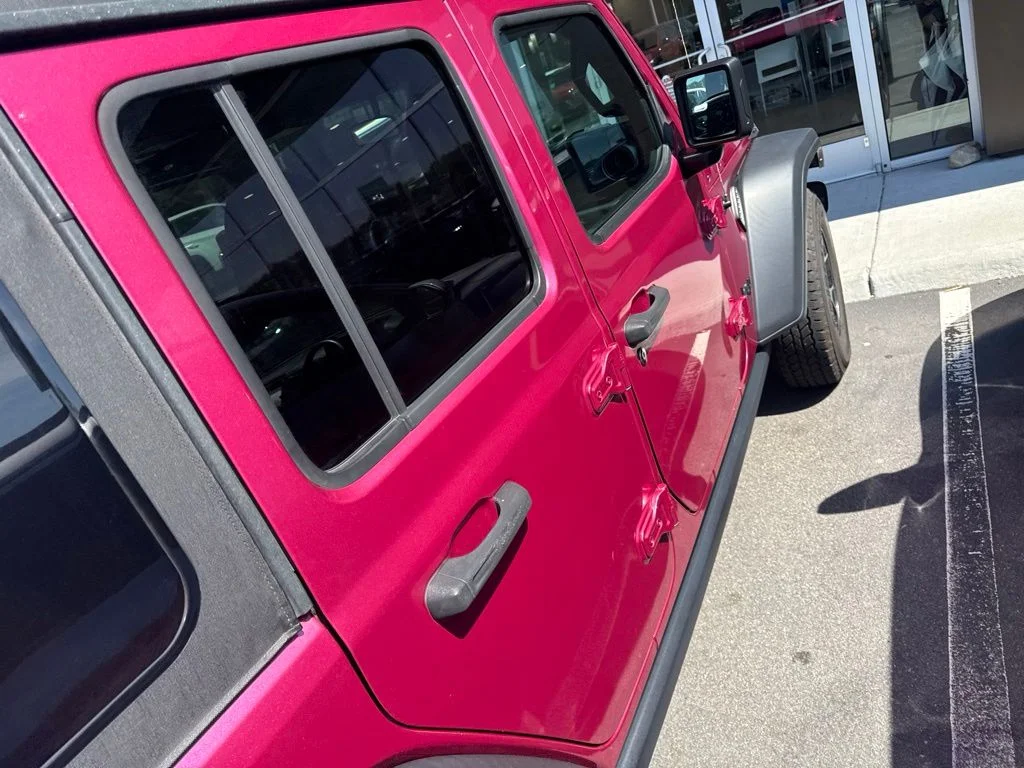Used 2022 Red Jeep Unlimited Willys image 13