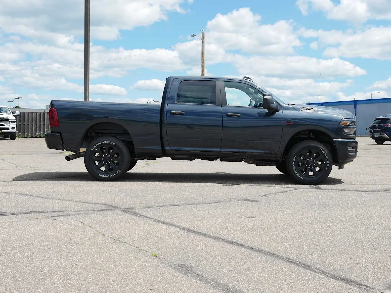 New 2025 Forged Blue Metallic RAM Big Horn image 3