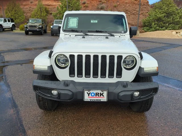 Used 2020 White Jeep Unlimited Sahara Altitude image 2