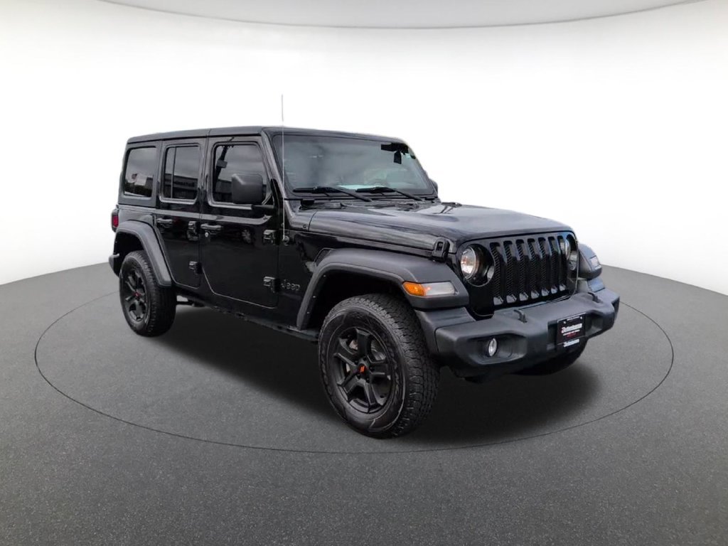 Certified Used 2022 Black Jeep Unlimited Sport S image 3
