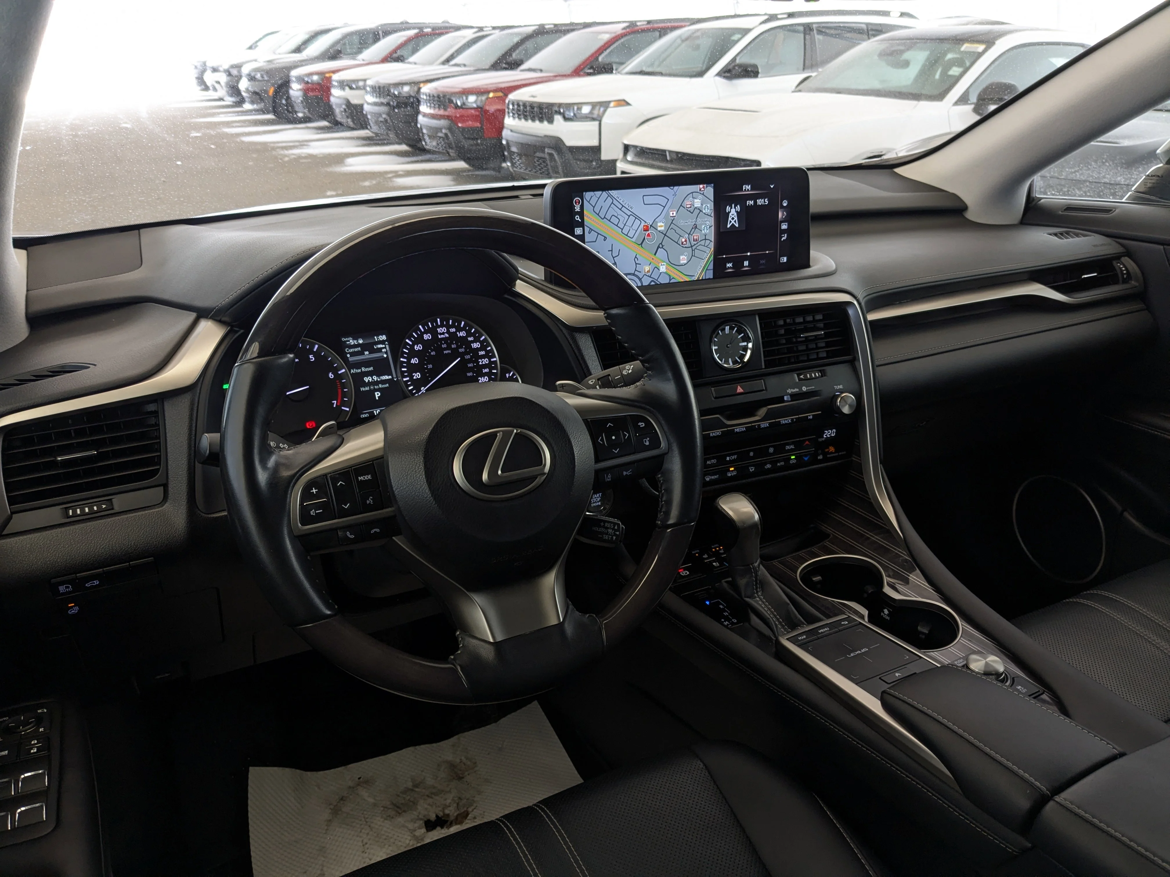 Used 2020 Silver Lexus RX 350 - 8 Touchscreen - Leather - Sunroof - image 28