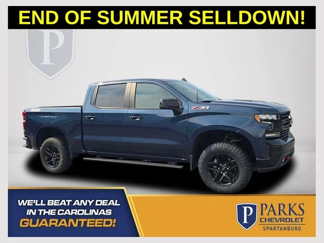 Used 2022 Blue Chevrolet LT Trail Boss image 1