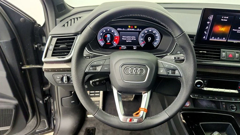 Used 2022 Daytona Gray Pearl Effect Audi Prestige 3.0 TFSI quattro w/ Sport Exhaust Tips, Black Optic Pkg image 14