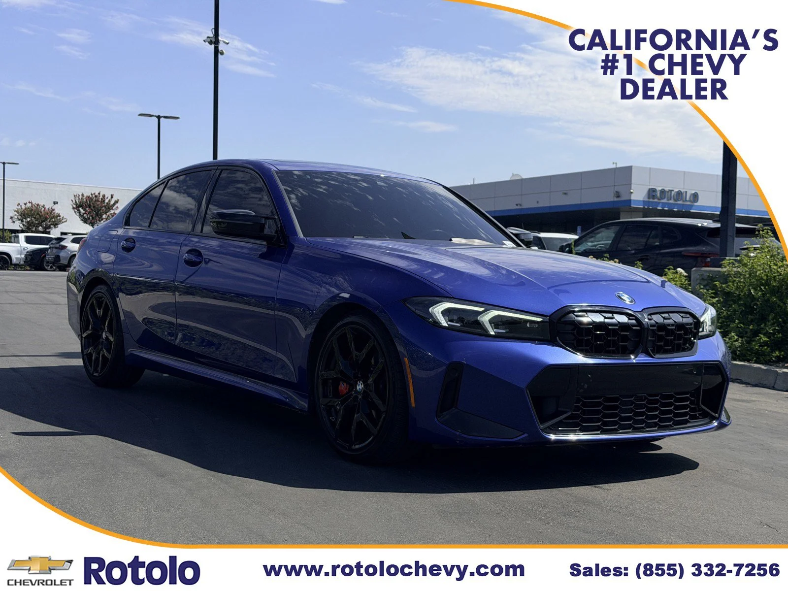 Used 2025 Portimao Blue Met BMW M340i image 1
