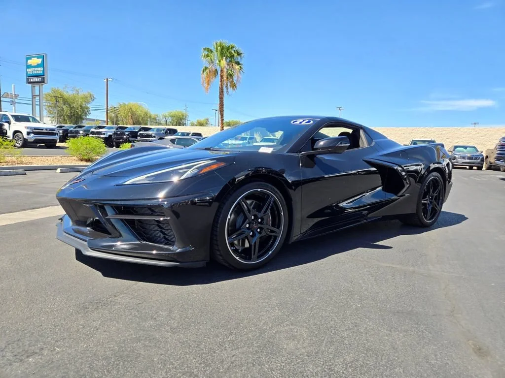 Used 2021 BLACK Chevrolet 1LT image 2