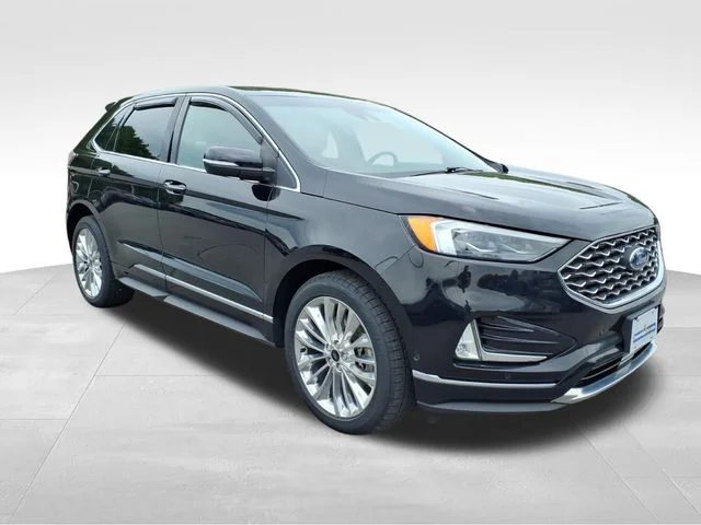 Used 2020 Black Ford Titanium image 14
