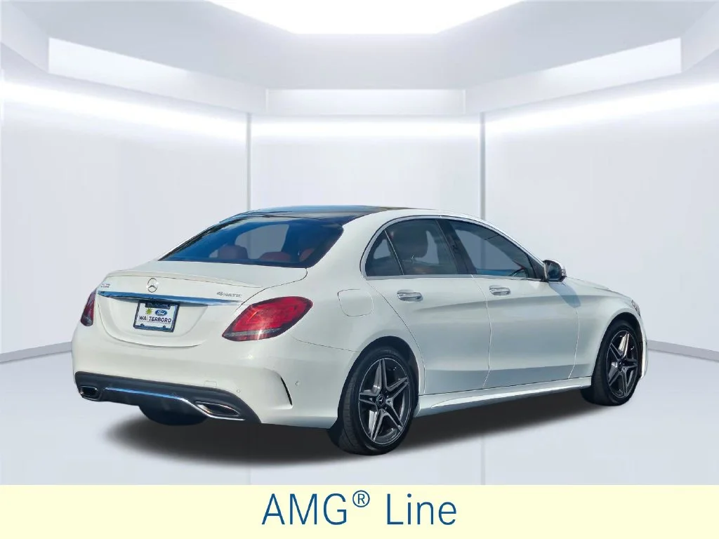 Used 2021 Polar White Mercedes-Benz C 300 image 24
