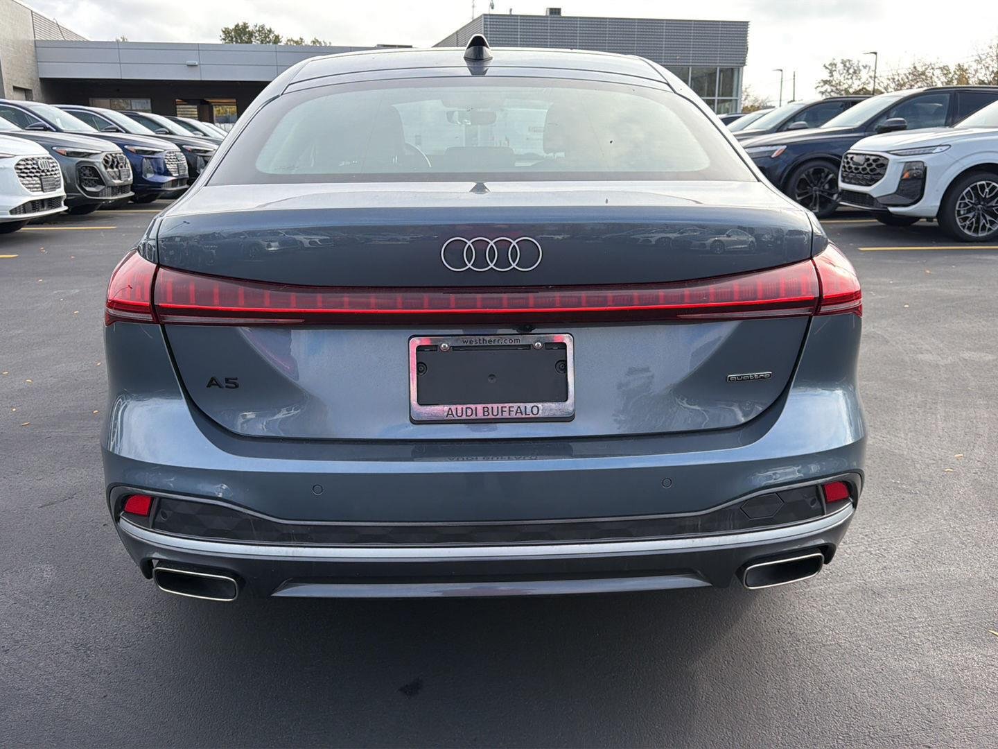 Used 2025 Horizon Blue Metallic Audi Premium Plus image 4