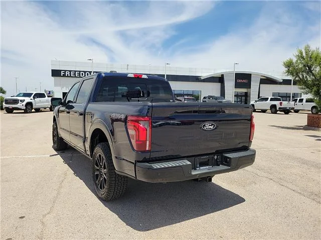 Used 2024 Antimatter Blue Metallic Ford Platinum 4x4 SuperCrew Cab 5.5 ft. box 145 in. WB image 2
