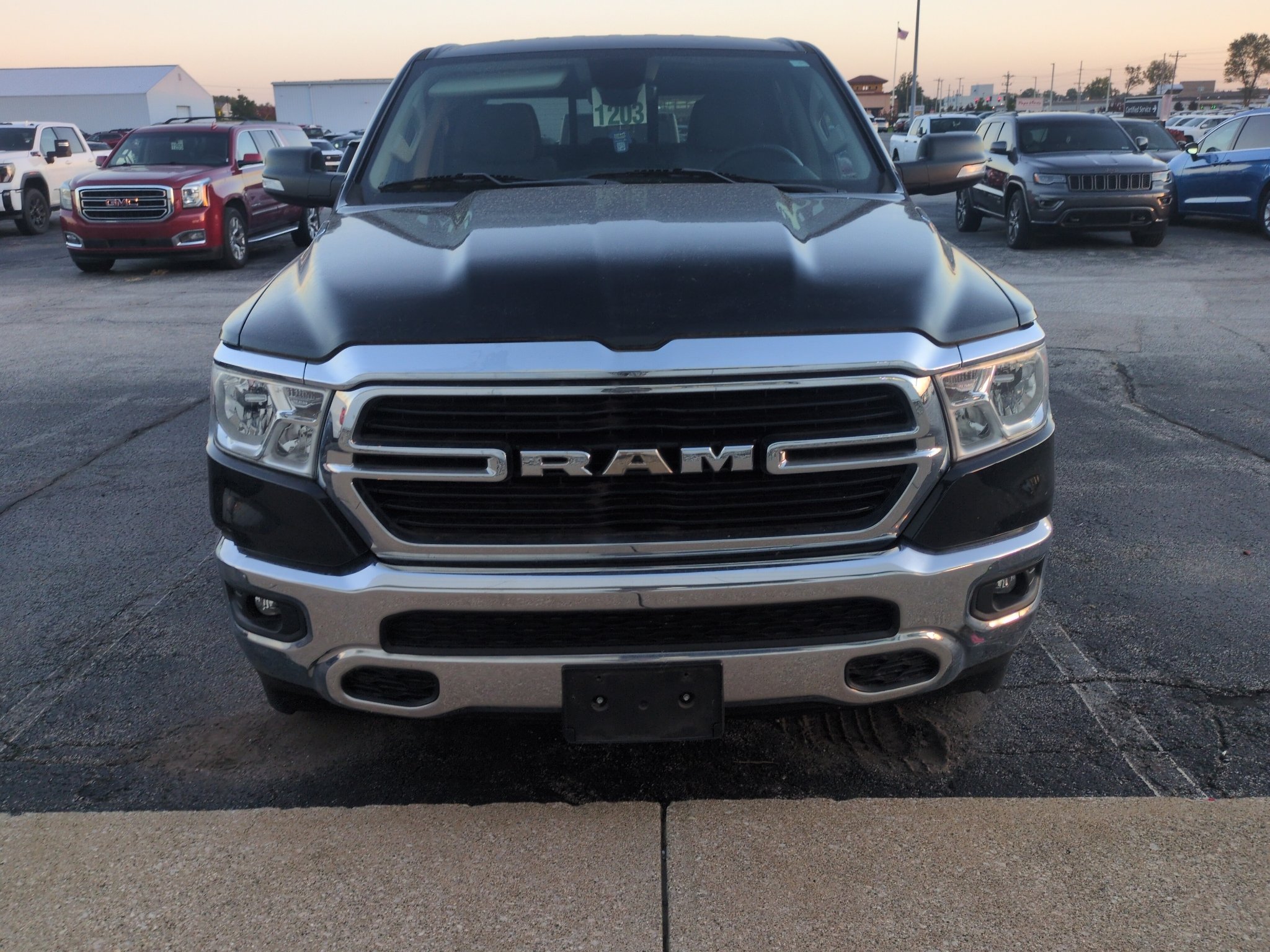 Used 2019 Diamond Black Crystal Pearlcoat Ram Big Horn/Lone Star image 2