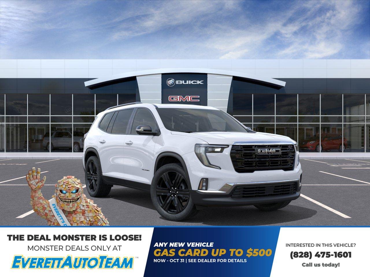 New 2026 Glacier White Tricoat GMC Elevation image 1