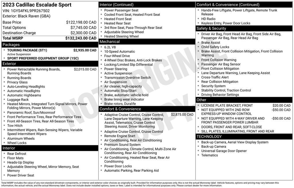 Certified Used 2023 Black Raven Cadillac Sport image 32