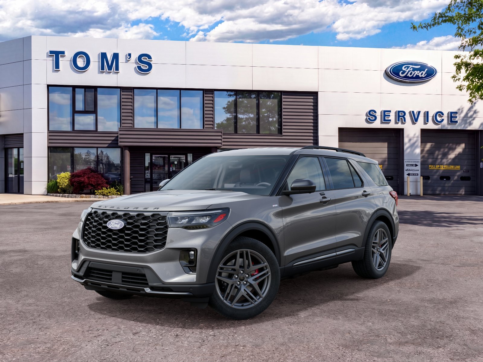 New 2027 Carbonized Gray Metallic Ford ST-Line image 2