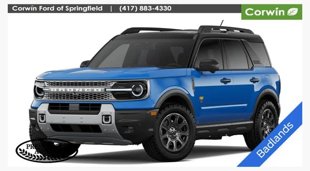 New 2026 Velocity Blue Metallic Ford Badlands® image 1