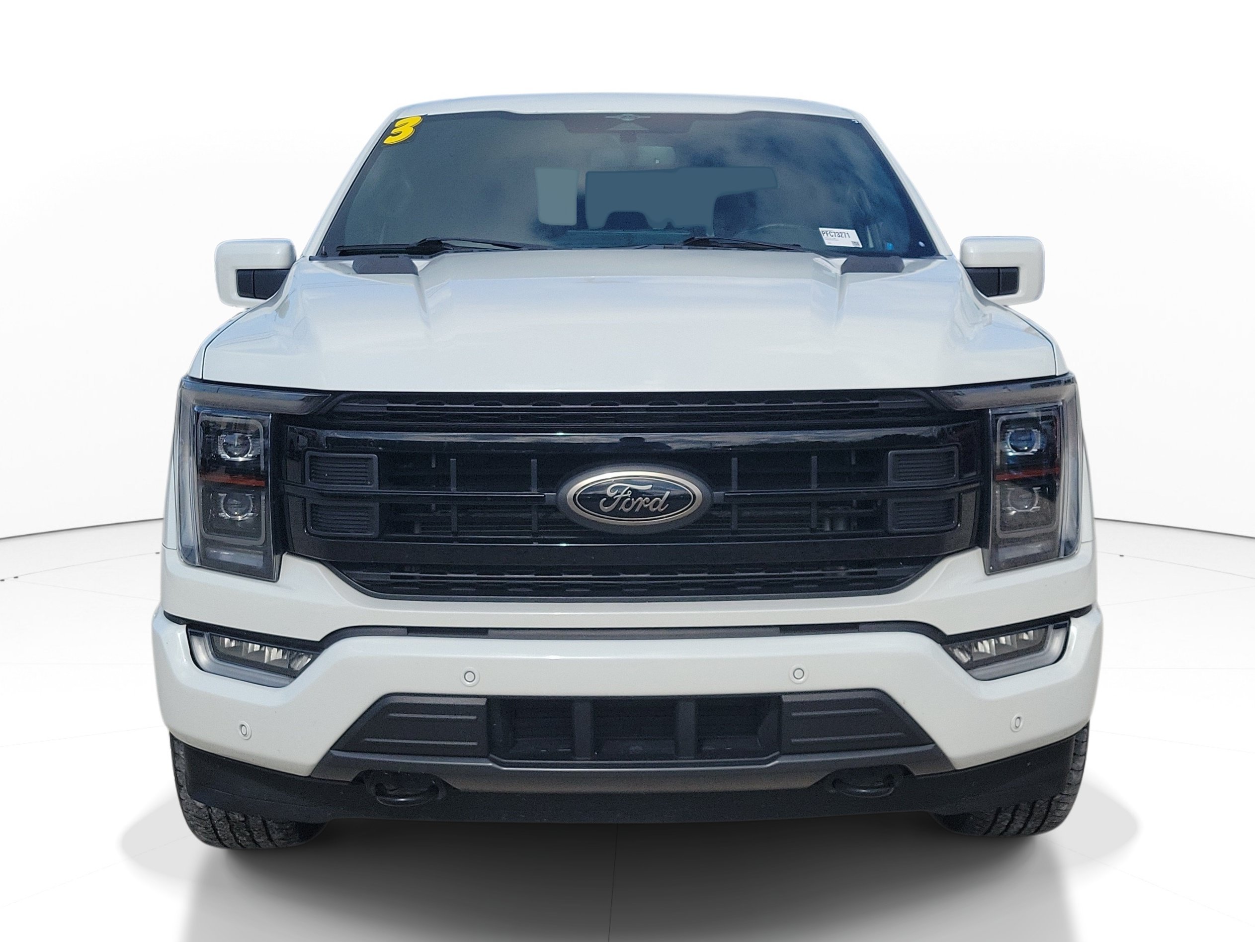 Used 2023 White Metallic Ford LARIAT image 2
