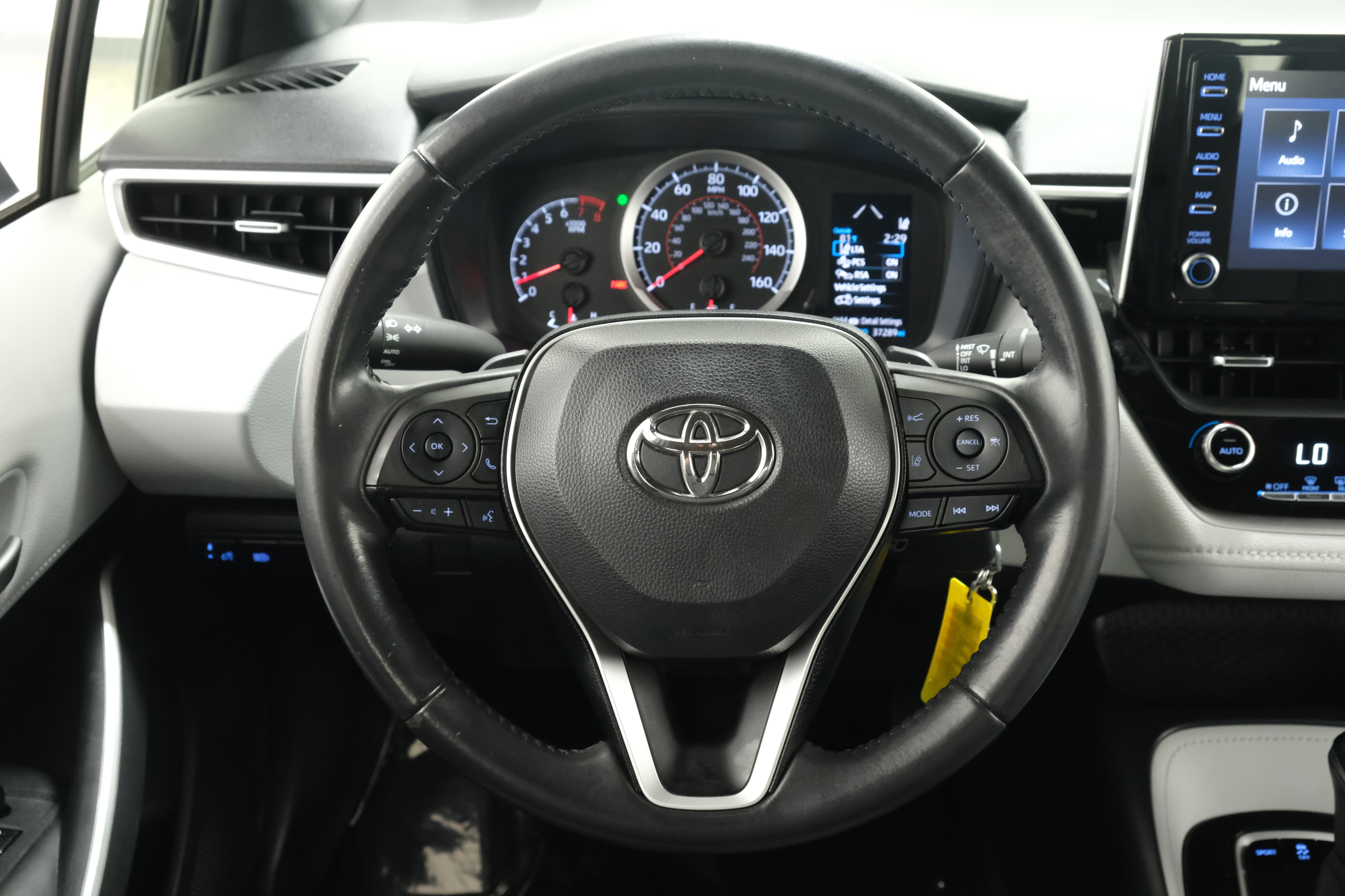 Certified Used 2020 Black Sand Pearl Toyota SE image 13