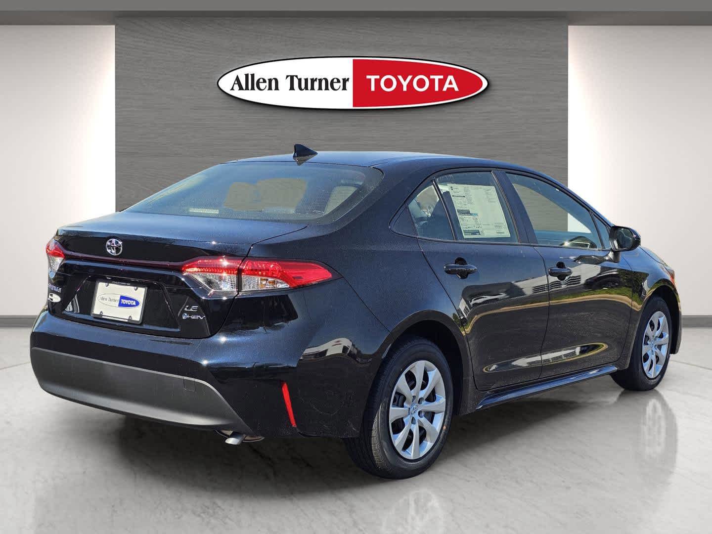 New 2026 Midnight Black Metallic Toyota Hybrid LE image 9