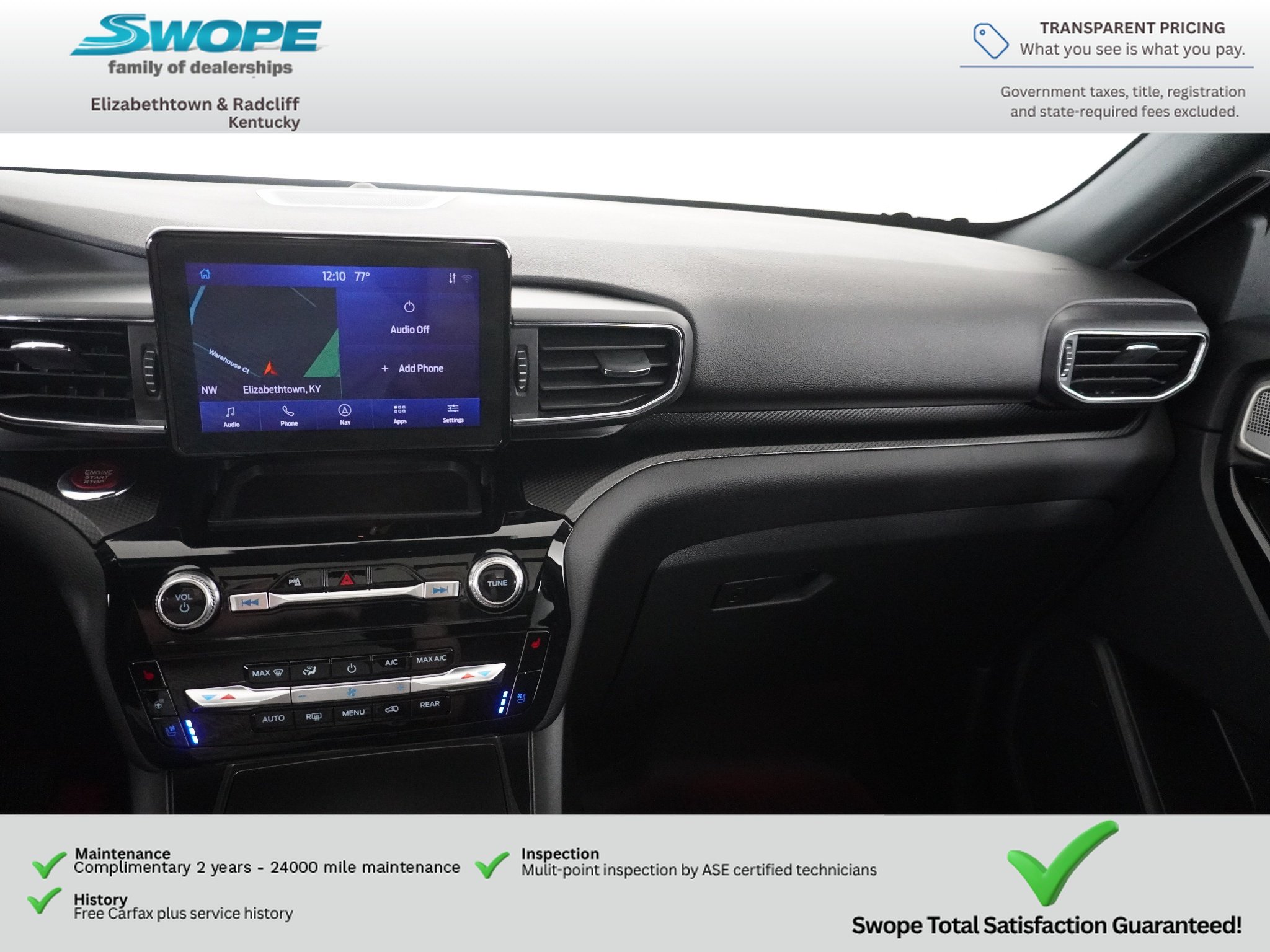 Used 2023 Star White Metallic Tri-Coat Ford ST image 23